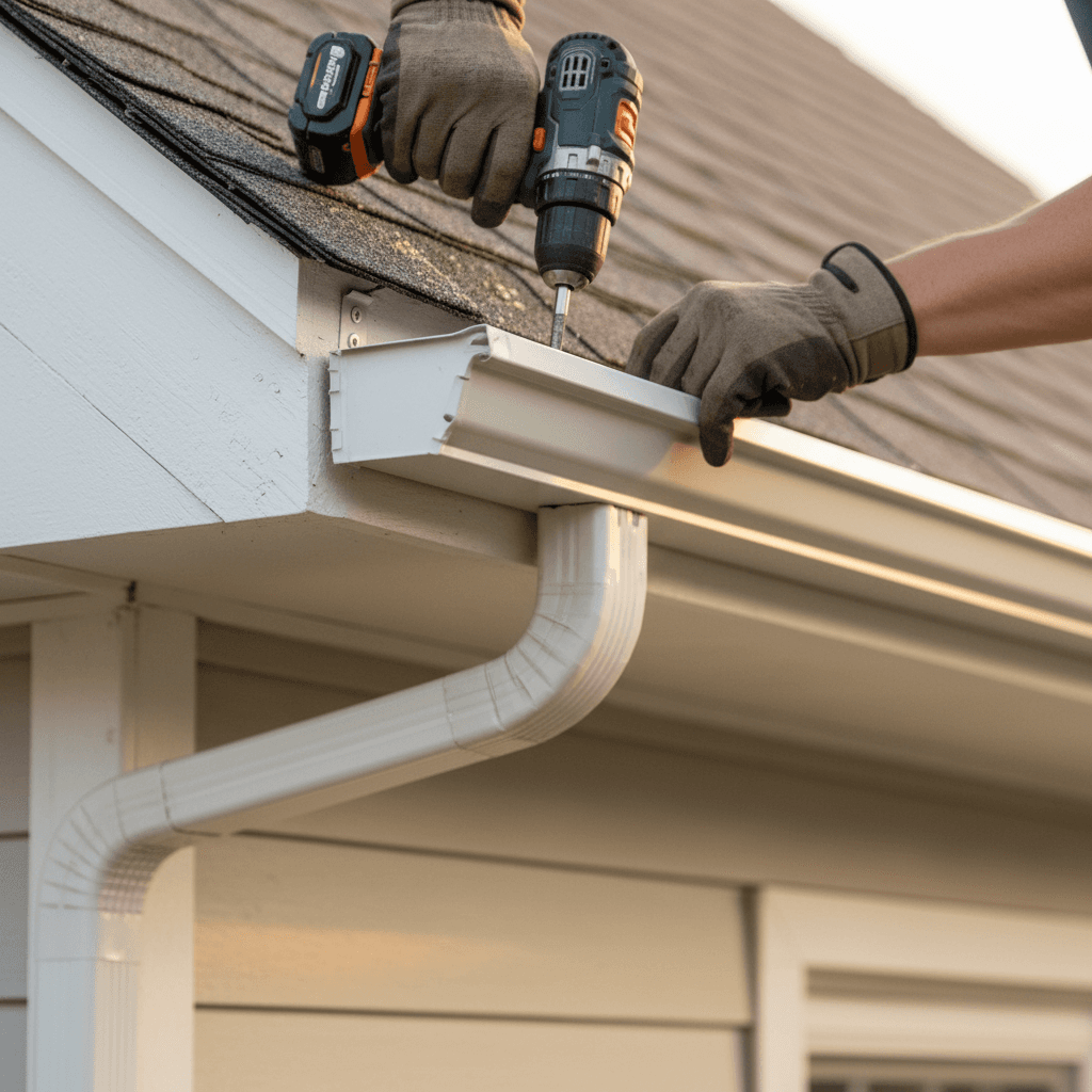Gutter guard mesh system preventing debris buildup