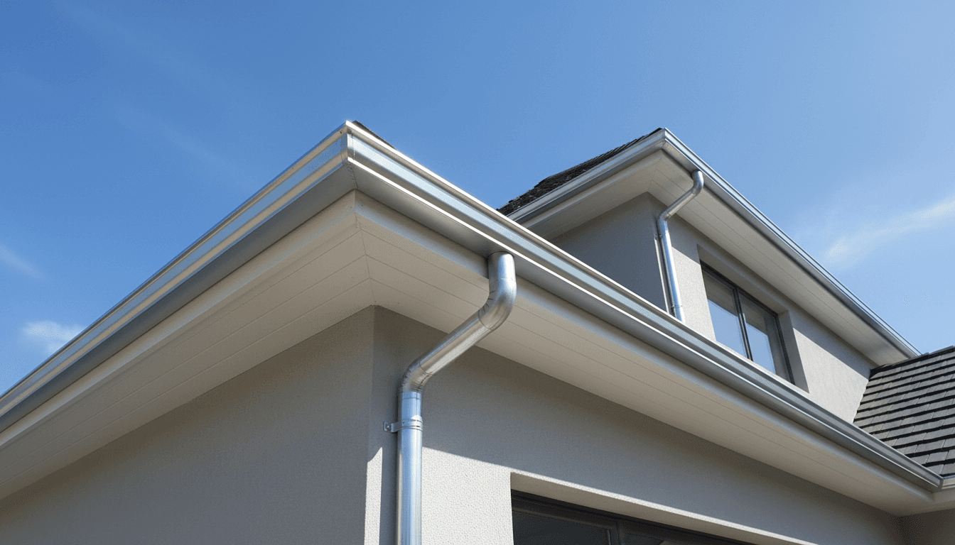 Home exterior with custom copper gutters installed in Colorado Springs